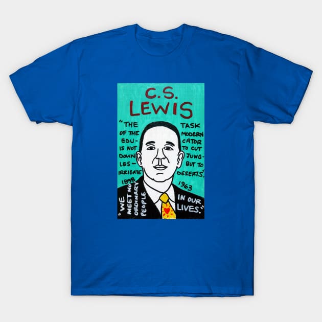 C.S. Lewis T-Shirt by krusefolkart